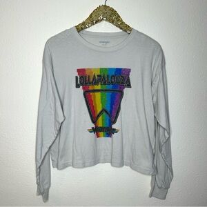 Wrangler Lollapalooza Rainbow Long Sleeve Shirt S